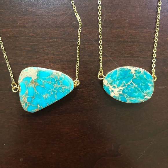 ❗️LAST❗️Raw Jasper 18k Gold Pendant - Picture 4 of 4